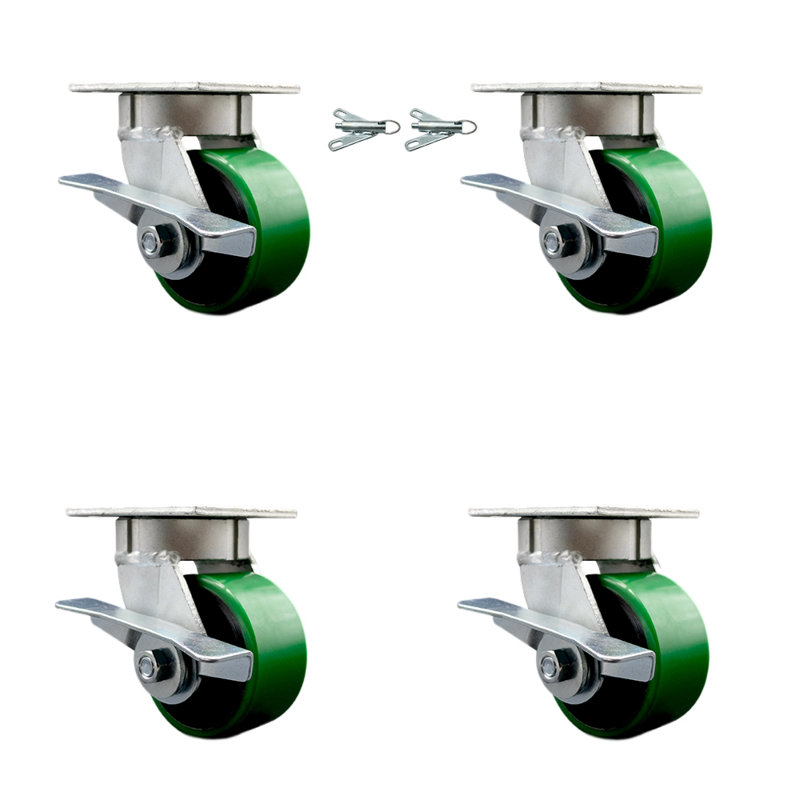 Kingpinless Caster, Green