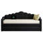 Lit de jour simple tapissier avec couchette, canapé-lit en velours avec ports de chargement USB-1884006404