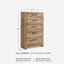 Commode 5 tiroirs l 31,73 po Homeira