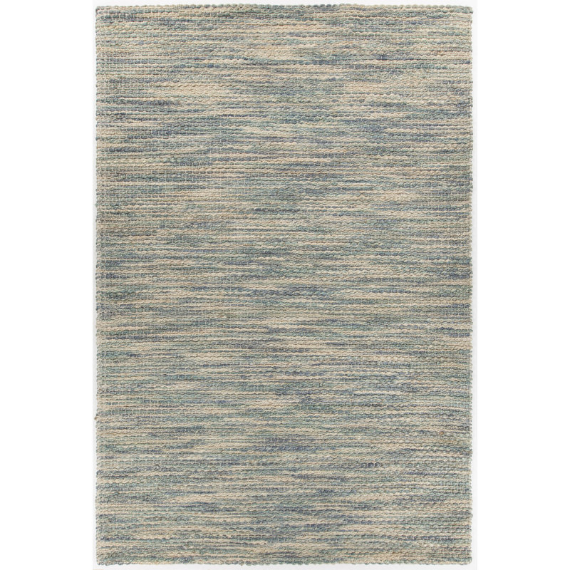 Tapis gris/crème tissé à la main Camacho, Rectangle 7 pi 9 po x 10 pi 6 po