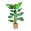 Madagascar Faux Palm Tree in Fiberglass/Cement/Bamboo Planter