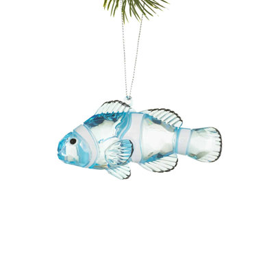 Ornement de poisson-clown bleu