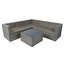 Ensemble de canapé modulaire d'extérieur 6 pièces
