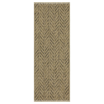Jute/Black Indoor/Outdoor Area Rug