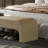 Simple Solid Wood End-of-Bed Bench-102036260