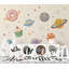 Décoration murale amovible Space Desserts Donut Planète Kawaii-1357143386-1357143389