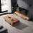 Log style simple coffee table-106442911
