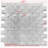 12" x 12" Marble Brick Joint Mosaic Wall & Floor Tile