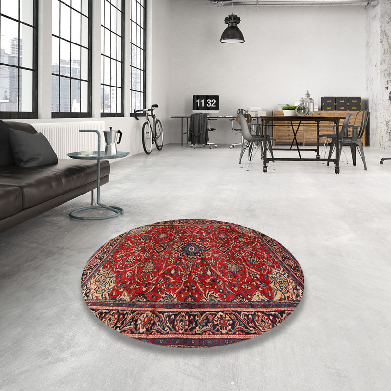 Rennerdale Oriental Indoor Rug, Round 7'