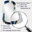 Dake Abstract Geode Marble Blue I - miroir mural cylindrique en marbre, miroir décoratif asymétrique bleu-107247844