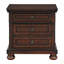 Table de chevet classique avec placage de bouleau-2028972068