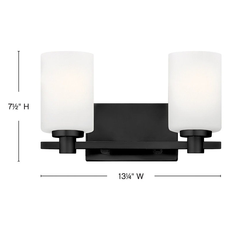 Karlie 2 - Light Vanity Light, Black
