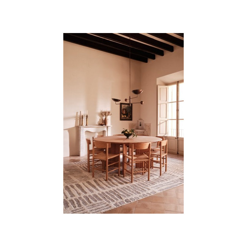Timber Ash Area Rug, Rectangle 4' x 6'