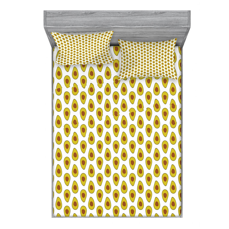 Microfiber Sheet Set, Full Sheet Set with Fitted Sheet