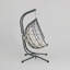 Fauteuil pour 2 personnes avec support pour l'intérieur et l'extérieur, confortable balancelle suspendue en osier pour la détente-133920388