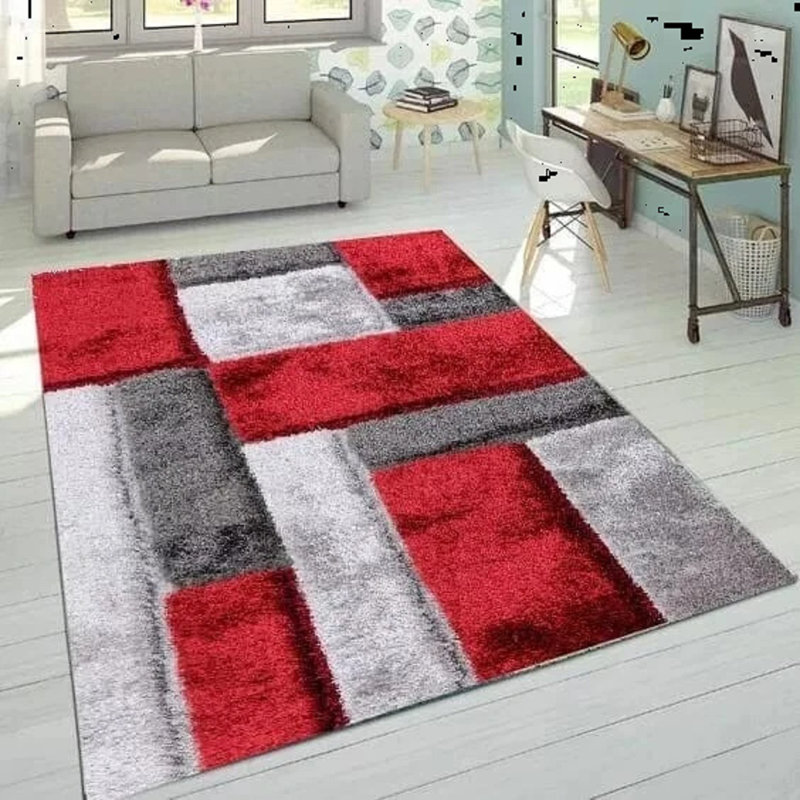 Modern Stylish Large Shaggy Area Rugs Hallway Living Room Bedroom Carpet Mats*, Rectangle 160 x 230 cm