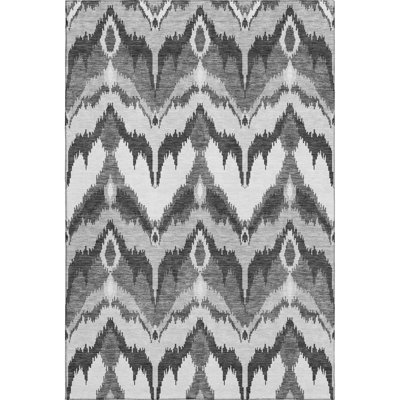 Premium Machine Washable Prisco Gray Rug