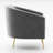 Lucciano Velvet Barrel Chair-1742817055