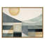 Art abstrait sur toile, paysage abstrait