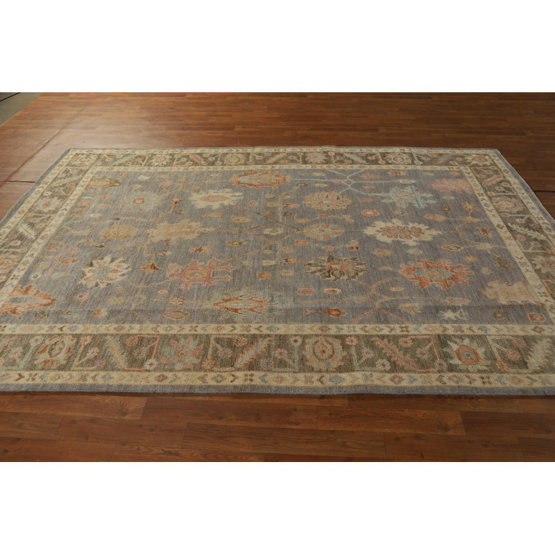Vegetable Dye Oushak Turkish Area Rug
