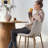 4 - Person Dining Table Sets With 52'' Round Table & 4 Upholstered Fabric Chairs