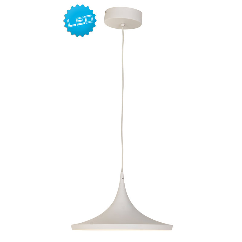 Cara 9 - Light LED Cone Pendant, Warm White
