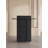 45.67" Black Standard Manufactured Reception Desk