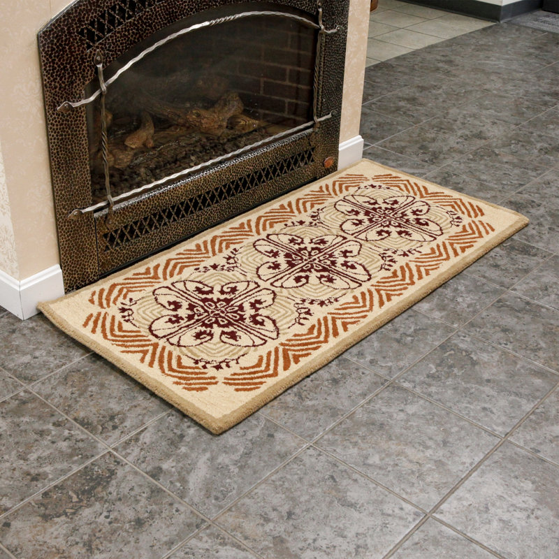 Geloff Hand Tufted Wool Ikat Indoor Rug