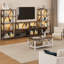 89cm H x 80cm W Metal Bookcase