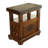 Canyon Creek Side Table with Drawer and Shelf Storage