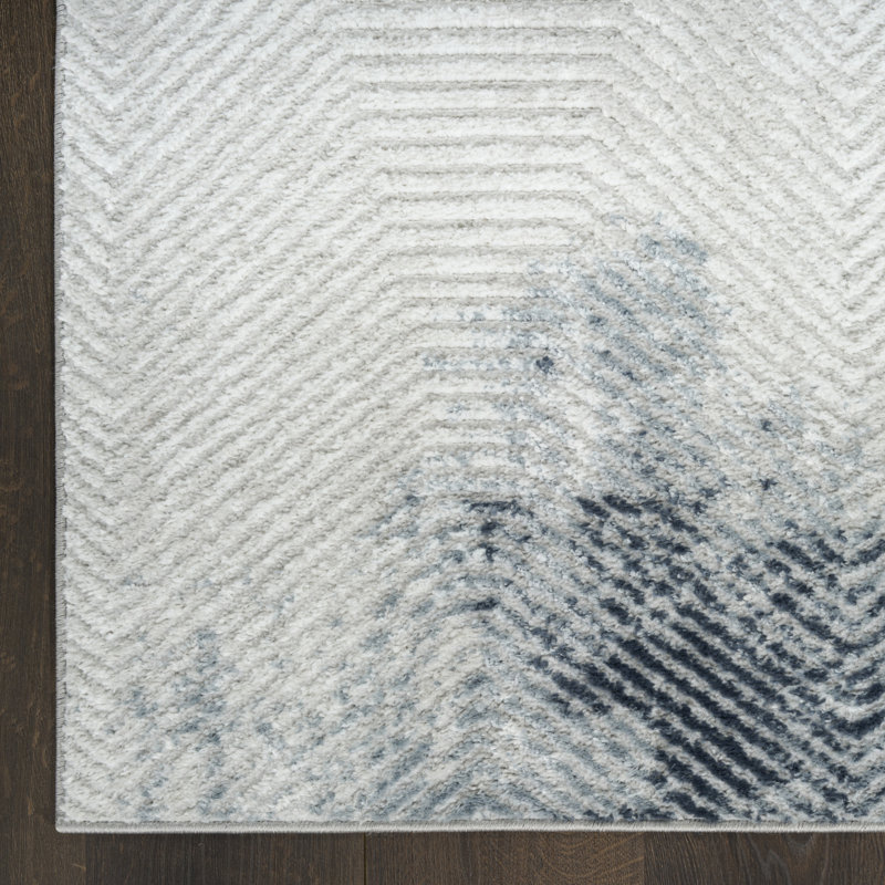 Tapis d'intérieur gris marine 2 pi x 4 pi Leuchte, Tapis de couloir 2 pi x 4 pi