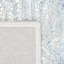 Tapis bleu / blanc en laine / viscose touffeté à la main Restoration-1327824346