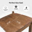 Chaise d'appoint de style campagnard en bois massif 36 po-493332849-493332851