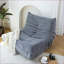 Fauteuil à billes en mousse à mémoire de forme pour adultes - Canapé Fireside pour jeux de bureau à domicile | Mélange de polyester | Courbé