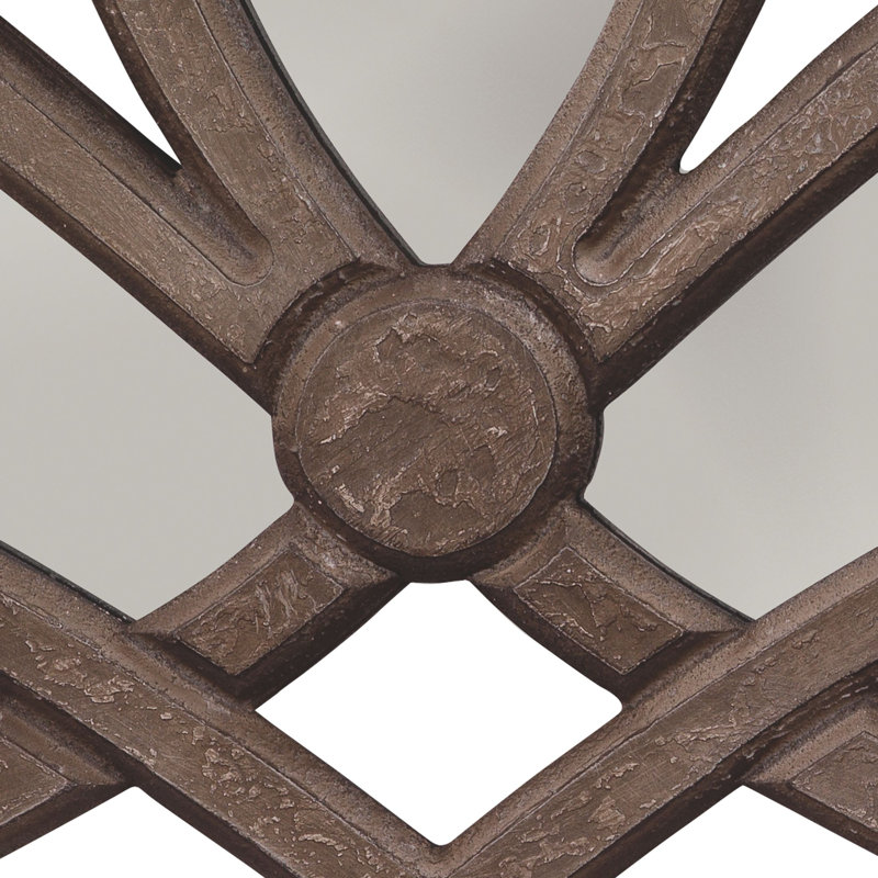 Flat Mirror, Distressed Gray