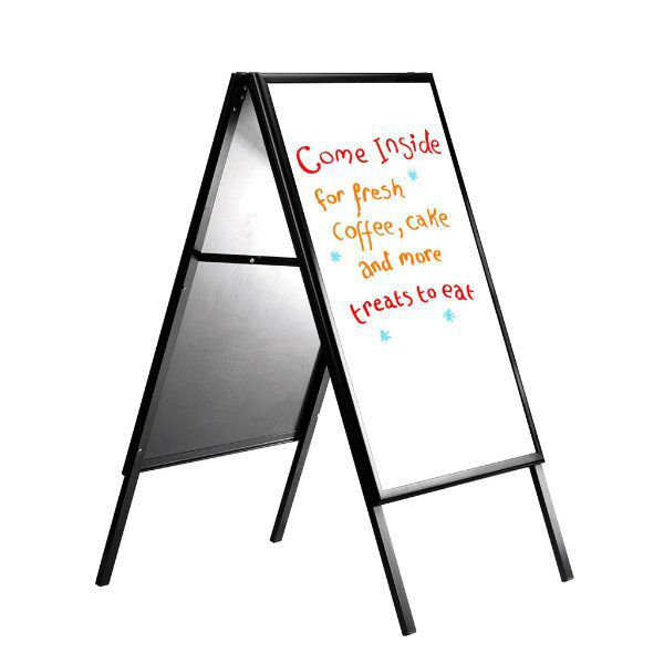 Write On A Frame Sidewalk Sign, 28" H x 22" W x 0.59" D