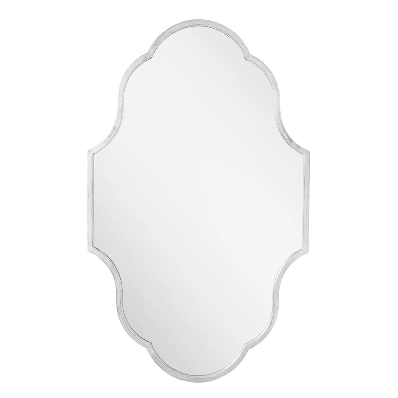 Miroir de salle de bain Lucido, Argent antique