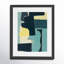 «Blue Note II» par Rob Delamater - peinture encadrée-1584842956-1584842950