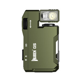 Wuben G5 Rechargeable Edc Flashlight, 400 Lumens Dual Light Sources Mini Flashlight With Rgb Light, Portable Flat Pocket Flashlights, Magnetic Keychain Flashlight For Outdoor Home Emergencies