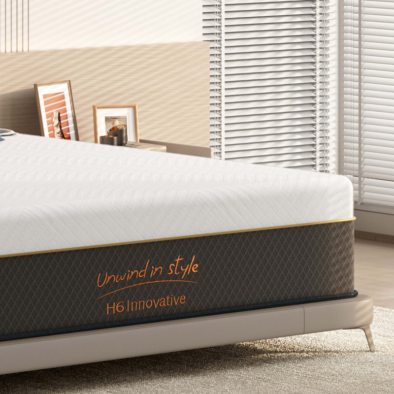 12 Inch Hybrid Mattress In A Box With Pocket Springs, Medium Firm Support, Enhanced Edge Stability, And Superior Motion Isolation For Undisturbed Sleep.