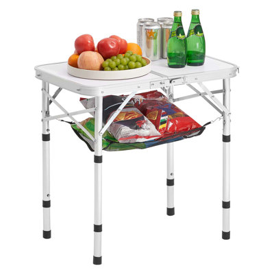 59.9cm Rectangular Adjustable Folding Table