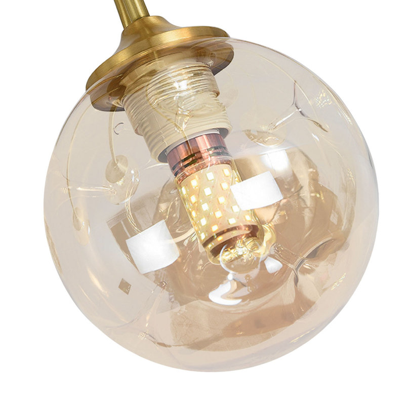 Keari Glass Semi Flush Mount