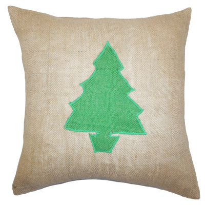Holiday Down Reversible Throw Pillow