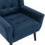 Ensemble de 2 fauteuils capitonnés rembourrés à dossier large-1460378977