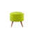 100% polyester vert arachide est en rupture de stock