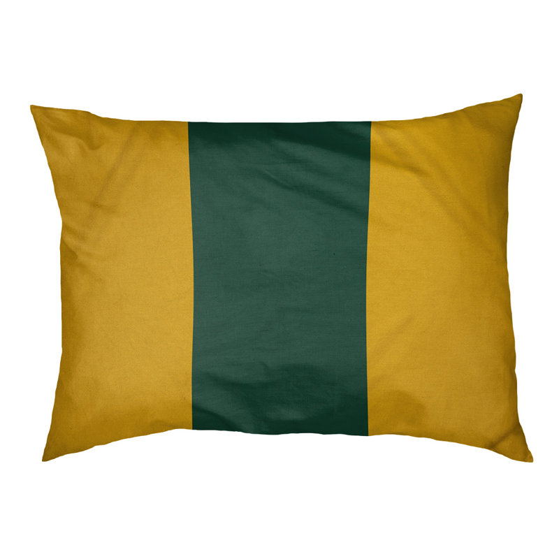 Coussin pour chien hockey Las Vegas, Petit (l 28 po x P 18 po x H 9,5 po), Récolte dorée / vert forêt / récolte dorée