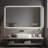 Wall Mounted LED Lighting Mirror/Bathroom Mirror/Full-Length Mirror/Makeup Mirror, Three Color Lighting,Dimming,IP44 Waterproof,Anti Fog,Touch Switch
