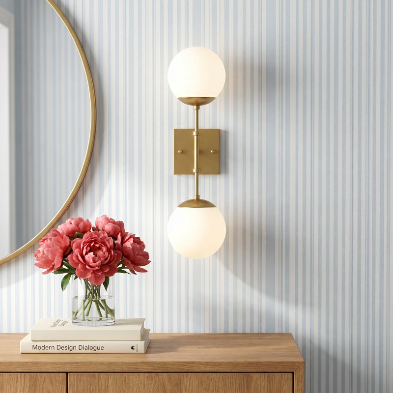 Benton Wall Scone, Brushed Gold