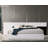 Cuyuna White/ Black Panel Platform Bed-441134318