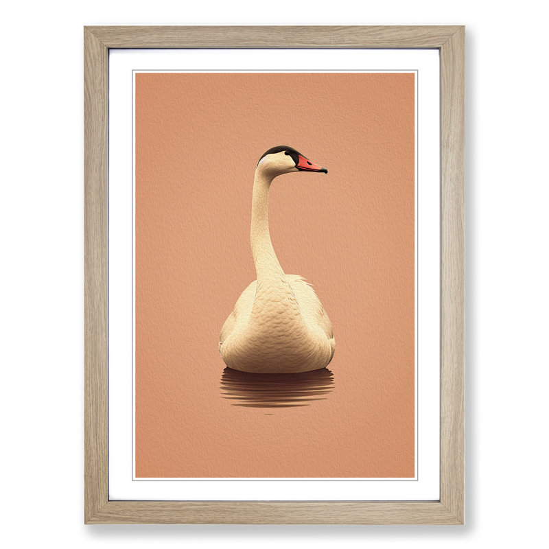Goose Minimalism No.2 - Framed Print